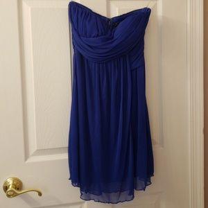 🌸Strapless Blue Dress